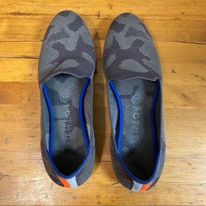 Rothy’s Mink Camo Loafers Size 8 *Damaged*